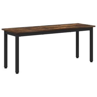 vidaXL Banco Roble Humo 110 X 35 X 45 Cm Madera De Ingenier&iacute;a Vidaxl