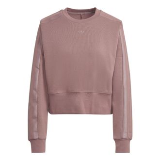 adidas (WMNS) adidas Adicolor Contempo Chunky 3-Stripes Sweaters Burgundy HM1737
