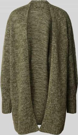 Luisa Cerano Luisa Cerano Longcardigan mit gerippten Abschlüssen in Khaki, Größe 34