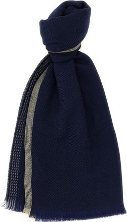 Brunello Cucinelli Scarves - Heren - Wintersjaals - Blauw - ONE Size - Accessoires