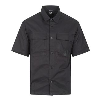 C.P. Company Short Sleeve Shirts, male, Black, Size: 2XL Metropolis Shirt