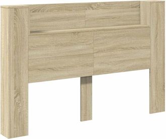 vidaXL Headboard Sonoma Oak 160 x 16.5 x 103.5 cm Engineered Wood vidaXL