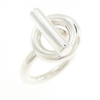 Herm&egrave;s Silver 925 Band Ring (Pre-Owned)
