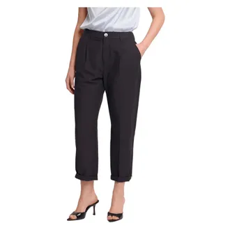 Kocca Chinos, female, Black, Size: 2XL Tapered Ankle-Length Trousers