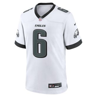 Nike DeVonta Smith Philadelphia Eagles Nike Mens NFL Game Jersey in White | 67NM0AAM86F-00S