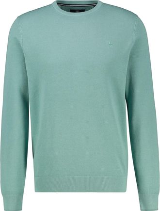 Lerros Strickpullover LERROS Leichter Herren Strickpullover, Herren, Gr. XL, fjord blau, 100% Baumwolle, Rundhals, Pullover Strickpullover