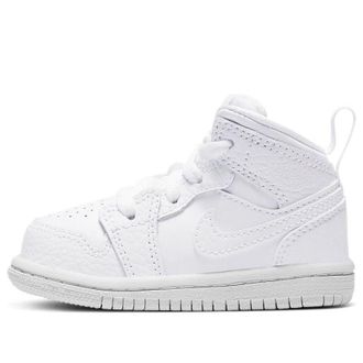Nike Jordan (TD) Air Jordan 1 Mid Triple White 640735-130