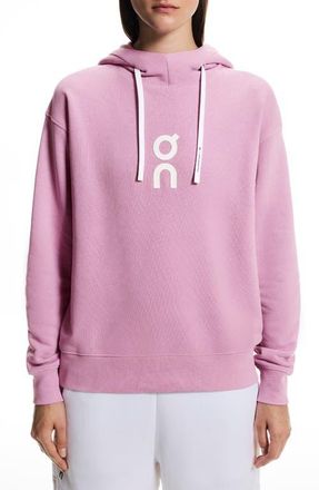 On Club Oversize Organic Cotton Blend Hoodie in Sakura at Nordstrom, Size X-Small