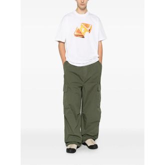 Carhartt Work in Progress Grilled Cheese Graphic Cotton T-Shirt - White
