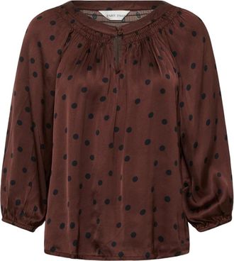 Part Two Blouse - Dames - Blouses - Bruin - XL - Overhemden