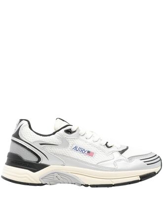 Autry Hyperway Low Leather Panelled Low-Top Sneakers