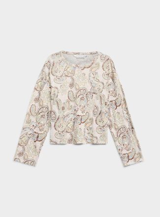 Contemporaine Womens Loose-fit pure linen T-shirt