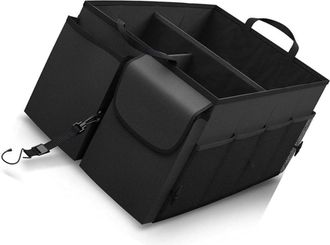 OEM Organizador Plegable Para Maletero De Coche De 68 Litros Con M&uacute;ltiples Compartimentos Y Correa De Seguridad Para Camping, Sedanes, Suv Y Camiones. Sis