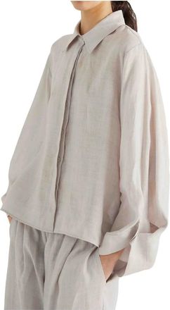 Meimeij Overhemden, Dames, Beige, XL, 889 Lunar Camicia