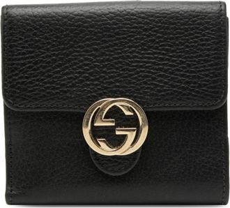 Gucci Black Leather Wallet (Bi-Fold) (Pre-Owned)