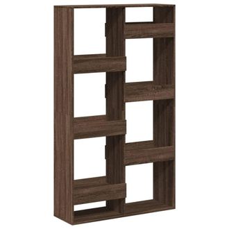 Berkfield Home Bookcase Brown Oak 100x33x175 cm Engineered Wood | Size: 100 x 33 x 175 cm