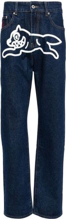 Icecream Running Dog-print jeans - men - Cotton - 30 - Blue