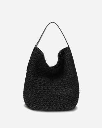 Toteme Borsa a Spalla Tote in rafia di carta con cintura Woman UNI