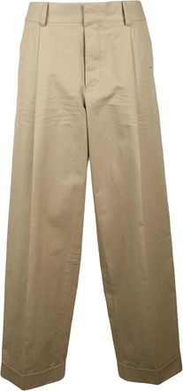 Dsquared2 High-Waisted Chino Trousers - Beige