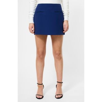 French Connection Azra Stretch Twill Miniskirt in Royal Blue at Nordstrom Rack, Size 10