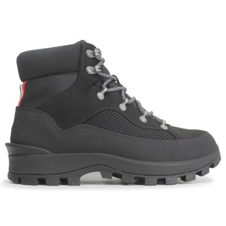 Hunter Explorer Synthetic Textile Womens Ankle Boots - Black - Size:UK 8