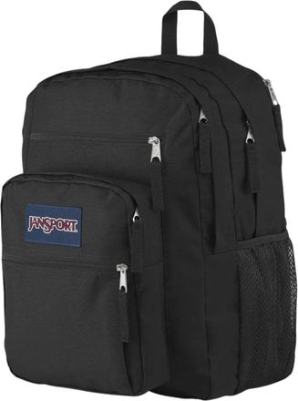 Jansport Big Student Backpack in Black Polyester Unisex 34L Laptop Pack
