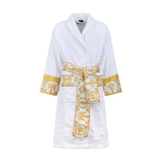 Versace Nachtkleding, unisex, Wit, L, I Love Baroque Badjas