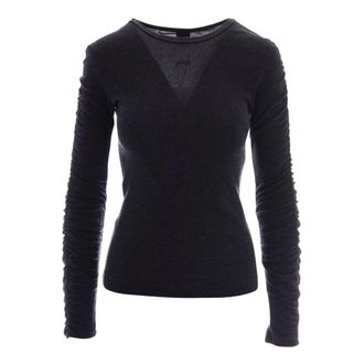 Pinko Long Sleeve Tops - female - PINKO - Long Sleeve T-Shirts - Gray - XS - Tops