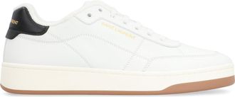 Saint Laurent Mens Sneakers Sl-61 Leather Black-White Calf Trainers Black/white