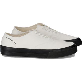Fortela Redondo Canvas Sneakers by Mr. Fliks in White Black Sole at Nordstrom, Size 10.5
