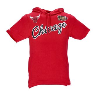 Mitchell & Ness Hombre, Sudaderas, Rojo, Talla: L