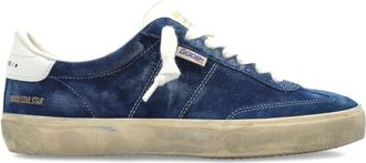 Golden Goose Navy Blue Soul Star Sneakers