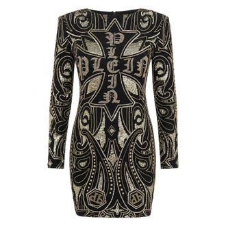 Philipp Plein Mujer, Vestidos, Negro, Talla: M