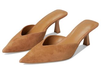 Steve Madden Mod High Womens Heels Chesnut Suede : 8.5 M, Leather