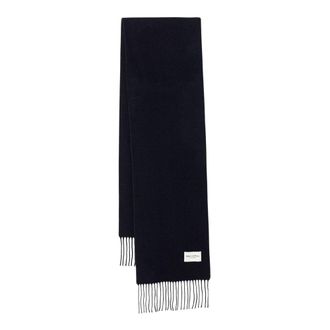 Marc O'Polo Accessoires, Dames, Zwart, ONE Size, Wol, Wool Scarf