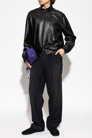 Acne Studios Leather Jacket, Mens, Black