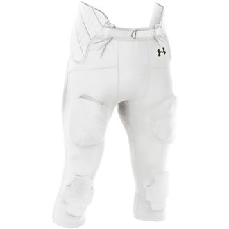 Under Armour Mens Ua20980 Integrated Pants, White, Youth:XLarge