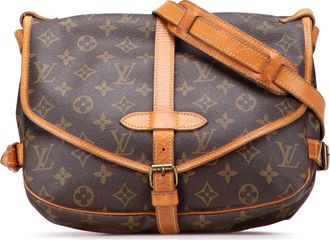 Louis Vuitton Pre-owned Womens Cartouchiere Crossbody Bag - Brown Textile - One Size
