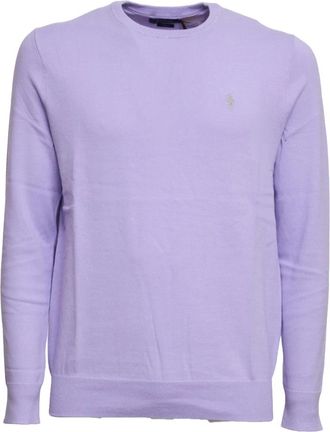 Polo Ralph Lauren Rondgebreide trui - Heren - Ronde hals truien - Paars - XL - Truien & Vesten