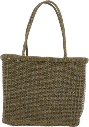 Dragon Diffusion B Weave Basket Small - Dames - Tassen - Groen - Maat: ONE Size Zijde