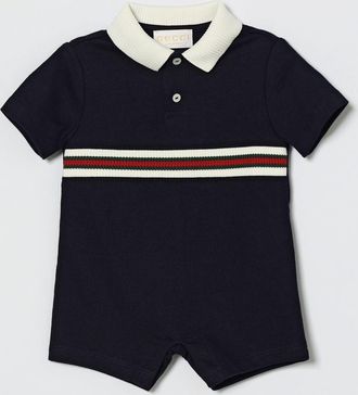 Gucci Tuta in cotone Web Gucci