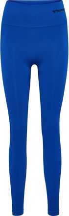 Hummel Trainingstights HUMMEL HMLTIF SEAMLESS HIGH WAIST TIGHTS, Damen, Gr. L (40), N-Gr, surf the web, Obermaterial: 85% Polyamid, 15% Elasthan, eng, Hosen 