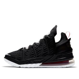 Nike LeBron 18 Black University Red CQ9283-001