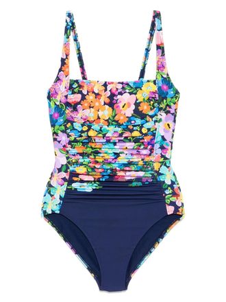 Johnny Was Badpak met ruches - Blauw