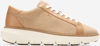 Cole Haan Womens Zerøgrand Rexanna Waterproof Sneakers - Beige Size 6.5