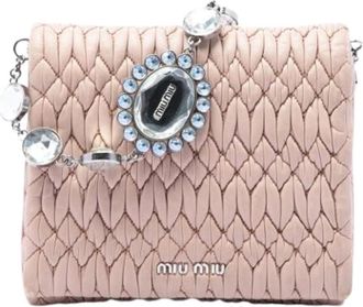 Miu Miu Borsa a mano Pre-owned in nappa trapuntata - - Pre-owned - Donna - Rosa - ONE SIZE