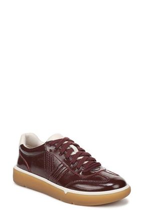 Vionic City Walk Sneaker in Redwood Wine Leather at Nordstrom, Size 8.5