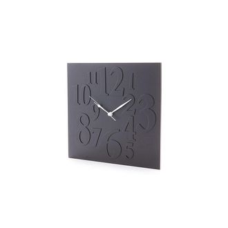 tomasucci Mix wall clock, matt black