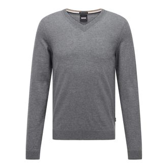 HUGO BOSS Truien & Vesten, Heren, Grijs, L, Hugo Boss-Pull