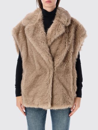Stand Studio Fur Coat Woman color Beige